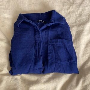 Madewell popover flannel